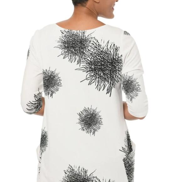 Tulip Clothing Murray Ivory Scribble Tunic by Snapdragon & Twig Size Small - Picture 2 of 8